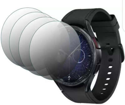 KHWABEEDA Tempered Glass Guard for SAMSUNG GALAXY WATCH 6 SMART WATCH TEMPERED GLASS (PACK OF 4)(Pack of 4)
