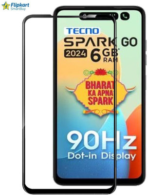 Flipkart SmartBuy Tempered Glass Guard for Tecno Spark Go 2024(Pack of 1)