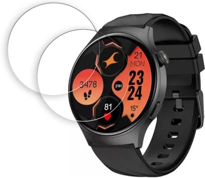 DB Tempered Glass Guard for FASTRACK OPTIMUS PRO 1.43 SMART WATCH TEMPERED GLASS (PACK OF 2)(Pack of 2)