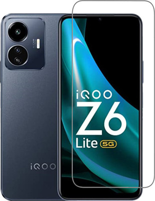 DSCASE Tempered Glass Guard for iQOO Z6 Lite 5G(Pack of 1)