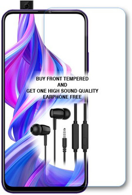 ARBAN Tempered Glass Guard for Honor 9X Pro FRONT TEMPERED GLASS BUY AND GET ONE HIGH SOUND QUALITY EARPHONE FREE(Pack of 1)