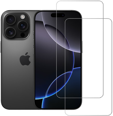 KARTRAY Tempered Glass Guard for Apple iPhone 16 Pro(Pack of 2)
