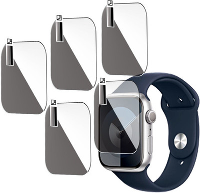 daffin Tempered Glass Guard for Apple Watch Series 9(Pack of 5)