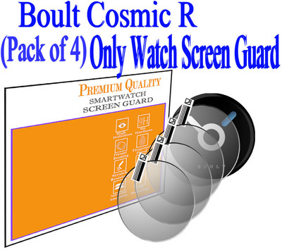 HIDEOUS Tempered Glass Guard for Boult Cosmic R(Pack of 4)