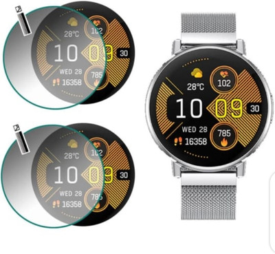 DOWRVIN Tempered Glass Guard for FIRE -BOLTT DESTINY 1.39 SMART WATCH TEMPERED GLASS (PACK OF 2)(Pack of 2)