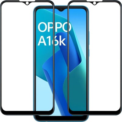Qyist Tempered Glass Guard for Oppo A16K(Pack of 2)