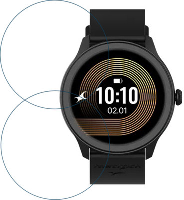 MUTAALI Tempered Glass Guard for FASTRACK REFLEX INVOKE Smartwatch(Pack of 2)