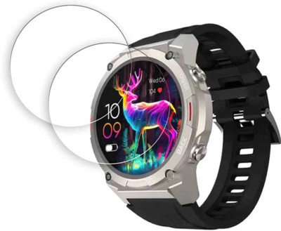 ZIDZEE Tempered Glass Guard for CIBERER BEYOND 3 1.43 SMART WATCH SCREEN GUARD (P-2)(Pack of 2)