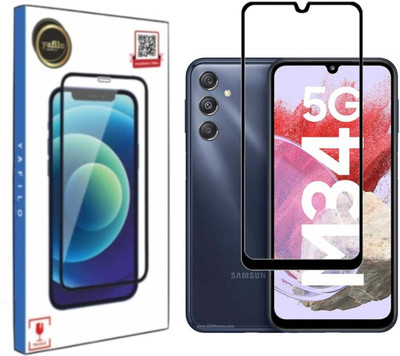 YAFILO Tempered Glass Guard for Samsung Galaxy M34 5G/ A24 4G / F34 5G Edge-to-Edge Full Screen Protector HD+ with Easy Self-Installation Kit(Pack of 1)