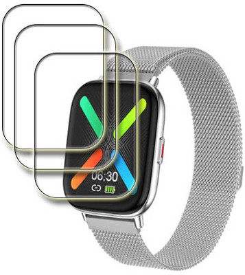 MUTAALI Tempered Glass Guard for French Connection Fit Pro FCUK009F smart watch(Pack of 3)