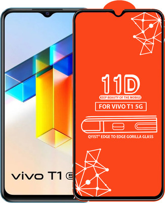 Qyist Tempered Glass Guard for Vivo T1 5G(Pack of 1)