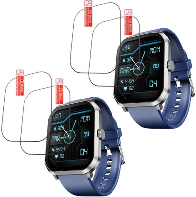 MUTAALI Tempered Glass Guard for boAt Ultima Select smart watch(Pack of 4)