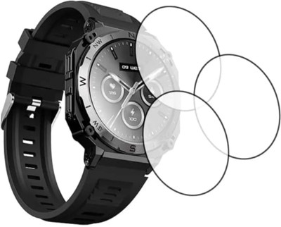 KHWABEEDA Tempered Glass Guard for BOAT ENIGMA SMART WATCH TEMPERED GLASS (PACK OF 3)(Pack of 3)