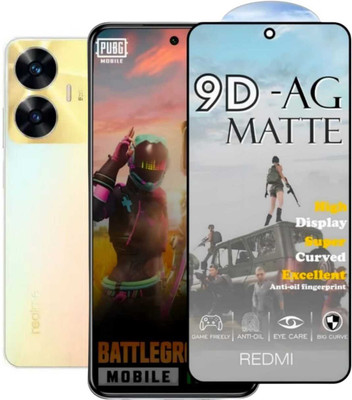 FAIYER BEAT Tempered Glass Guard for Premium matte Tempered Glass For realme C55(matte finish,Pack Of 1) Advanced gaming matte Full Screen Coverage Screen Protector for realme C55(Pack of 1)