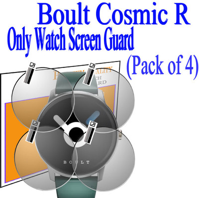 HIDEOUS Tempered Glass Guard for Boult Cosmic R(Pack of 4)