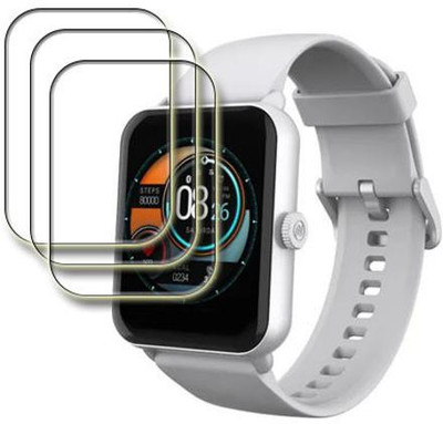 MUTAALI Tempered Glass Guard for Noise ColorFit Icon 2 Vista smart watch(Pack of 3)