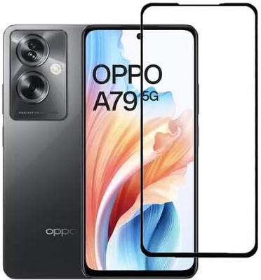 DANRAVUSJT Edge To Edge Tempered Glass for Oppo A79 5G(Pack of 1)