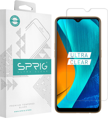 Sprig Tempered Glass Guard for Sprig Tempered Glass Guard for Oppo Realme XT, Realme XT (Pack of 1)(Pack of 1)