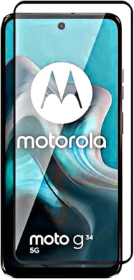 Doubledicestore Tempered Glass Guard for Motorola Moto G34 5G(Pack of 1)