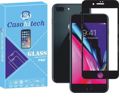 casohitech Tempered Glass Guard for Apple iPhone 8 Plus (2PCS)(Pack of 2)