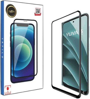 YAFILO Tempered Glass Guard for Lava Yuva 3 Pro Star New Edge-to-Edge Full Screen Protector with Easy Self-Installation Kit(Pack of 1)