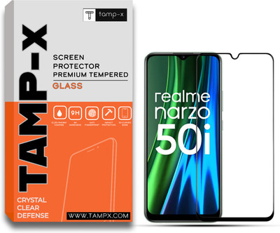 TAMP-X Tempered Glass Guard for Realme Narzo 50i(Pack of 1)