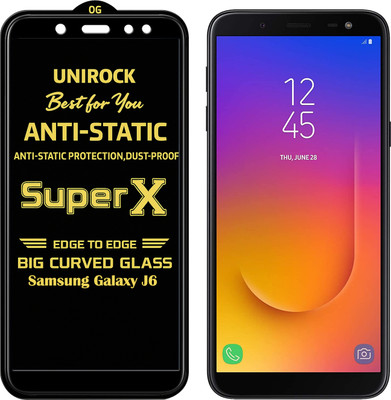 Unirock Tempered Glass Guard for Samsung Galaxy J6(Pack of 1)