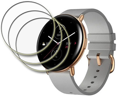 MUTAALI Tempered Glass Guard for Amazfit Zepp E Circle smart watch(Pack of 3)