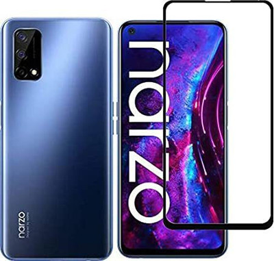 Gorilaa Tempered Glass Guard for Full Coverage Glass 11D Edge to Edge Tempered Glass Full Coverage Glass for realme Narzo 30 Pro 5G (Black) (Pack of 1)(Pack of 1)