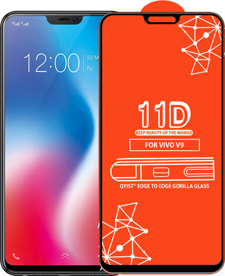 Qyist Tempered Glass Guard for Vivo V9(Pack of 1)