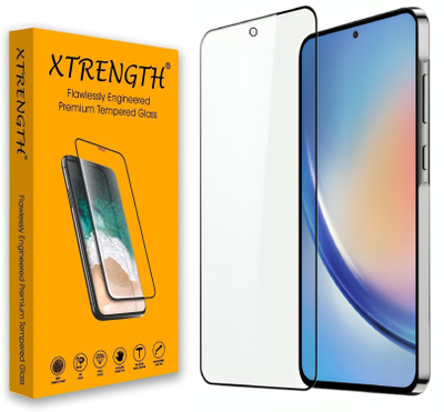 XTRENGTH Tempered Glass Guard for Samsung Galaxy M35 5G, Samsung Galaxy A35 5G, Samsung Galaxy A55 5G, with Easy Installation Kit(Pack of 1)