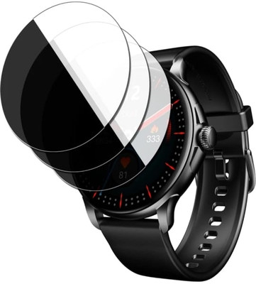 KHWABEEDA Tempered Glass Guard for BOAT LUNAR OASIS SMART WATCH TEMPERED GLASS (PACK OF 3)(Pack of 3)