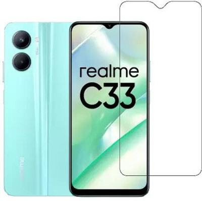 AARERED Tempered Glass Guard for Realme C33, realme C33(Pack of 1)