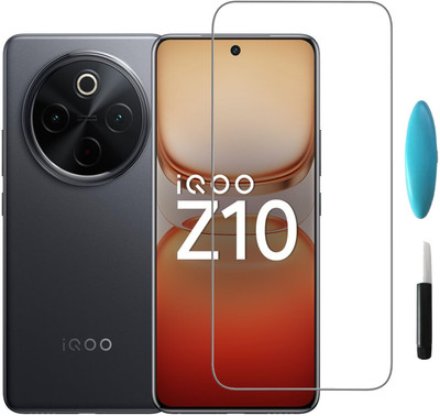 VDAT Edge To Edge Tempered Glass for IQOO Z10 5G(Pack of 1)