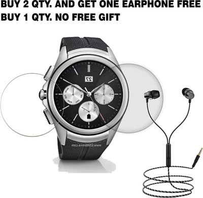 SOMTONE Tempered Glass Guard for LG WATCH URBANE 2ND EDITION LTE BUY 2 QTY AND GET ONE EARPHONE FREE(Pack of 1)