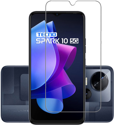 INFINITYWORLD Tempered Glass Guard for Tecno Spark 10 5G(Pack of 1)