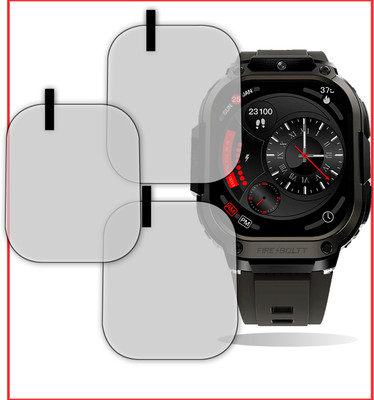 NLLYW Tempered Glass Guard for Fire Boltt Clickk(Pack of 3)