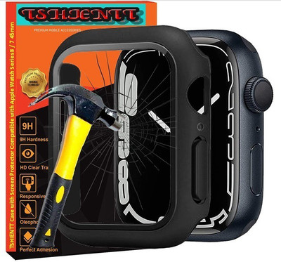 TSHIENTT Tempered Glass Guard for Apple Watch Series 8 / 7 45mm(Pack of 1)