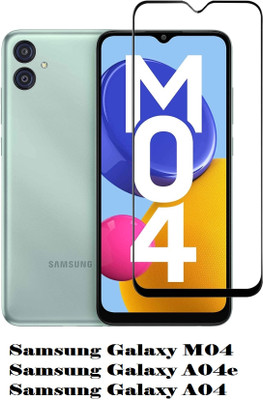 welldesign Edge To Edge Tempered Glass for SAMSUNG Galaxy M04, SAMSUNG Galaxy A04, SAMSUNG Galaxy A04e(Pack of 1)