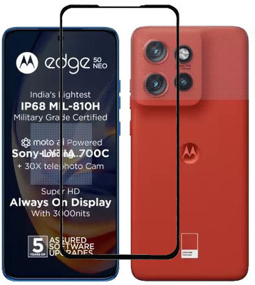 VIGHNAD Tempered Glass Guard for MOTOROLA Edge 50 Neo, MOTOROLA Edge 50 Neo, moto edge 50 neo, motorola edge 50 neo(Pack of 1)