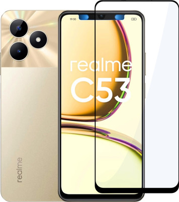 iZAP Tempered Glass Guard for Realme C53 4G, Realme N53 4G, Realme C51 4G(Pack of 1)