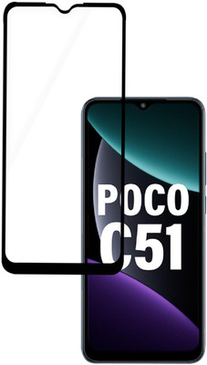 Flipkart SmartBuy Edge To Edge Tempered Glass for Poco C51(Pack of 1)