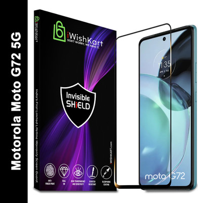 iWishKart Edge To Edge Tempered Glass for MOTOROLA G72, moto G72 5G, MOTOROLA Moto G72, MOTOROLA Moto G72 5G, MOTOROLA g72 (g 71) Flexi Gorilla Glass(Pack of 1)