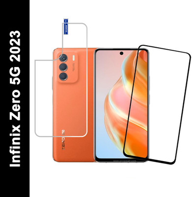 Olonga Front and Back Tempered Glass for INFINIX ZERO 5G 2023(Pack of 2)