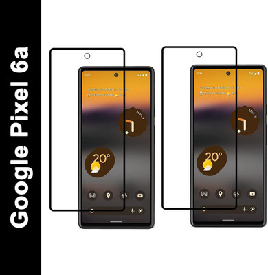mFoniscie Edge To Edge Tempered Glass for Google Pixel 6A(Pack of 2)