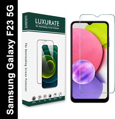 LUXURATE Edge To Edge Tempered Glass for Samsung Galaxy F23 5g(Pack of 1)