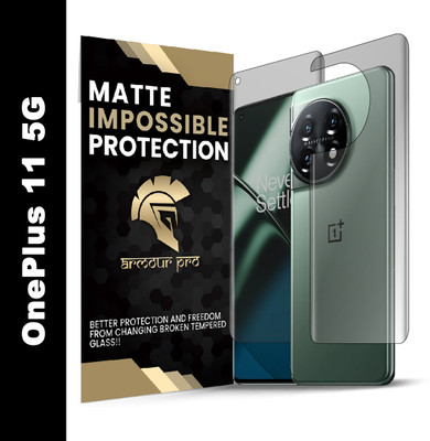 ArmourPro Front and Back Tempered Glass for OnePlus 11 5G, One Plus 11 5G, 1+ 11 5G, (Matte Finish)(Pack of 1)