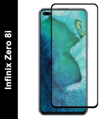 SRT Edge To Edge Tempered Glass for Infinix Zero 8i(Pack of 1)