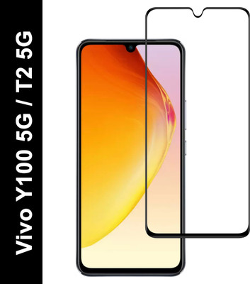 Vatsin Edge To Edge Tempered Glass for ViVO Y100A, vivo Y100 5G/vivo T2 5G(Pack of 1)