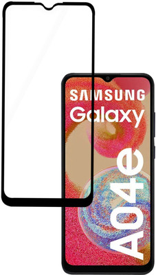 HUPSHY Edge To Edge Tempered Glass for Samsung Galaxy A04e(Pack of 1)
